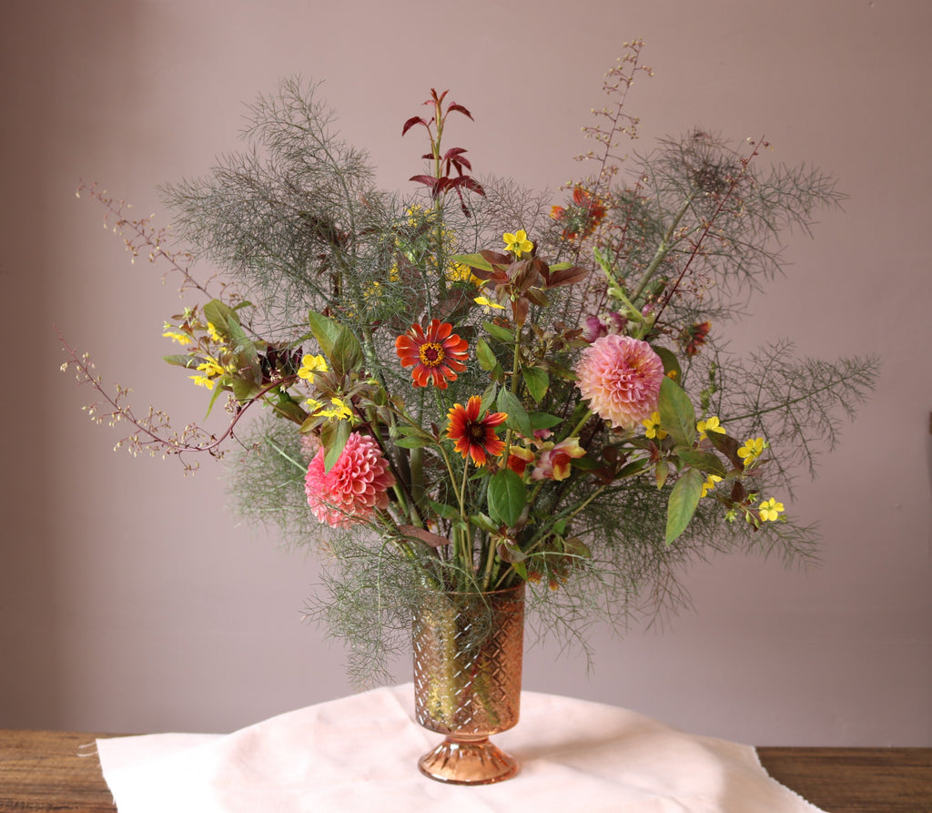 Sympathy Flowers in Vase